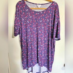LuLaroe Pink & Purple Ladie's Blouse
